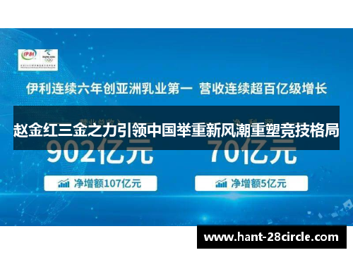 赵金红三金之力引领中国举重新风潮重塑竞技格局